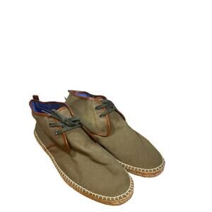 Vogas Olive Sendas Chukka Desert Lace Up Casual Boots Mens Sz 46